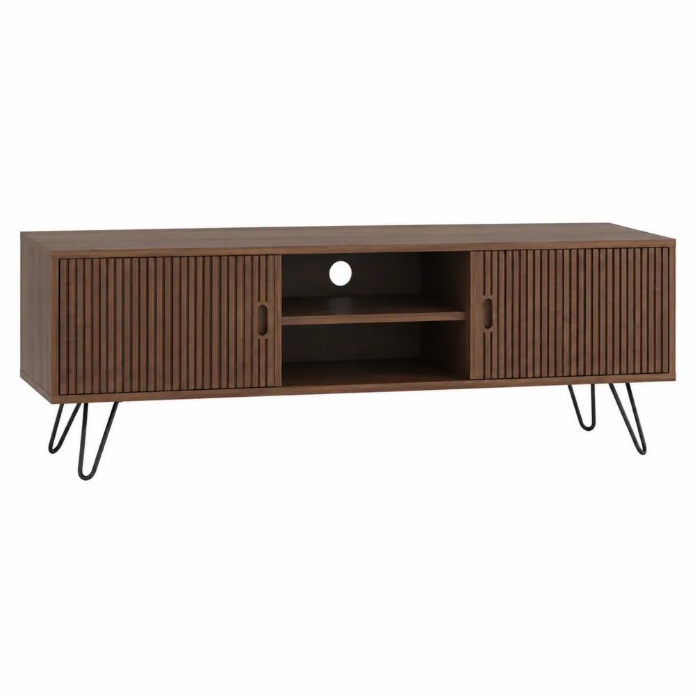 Mueble para TV de madera con patas de metal 150 cm